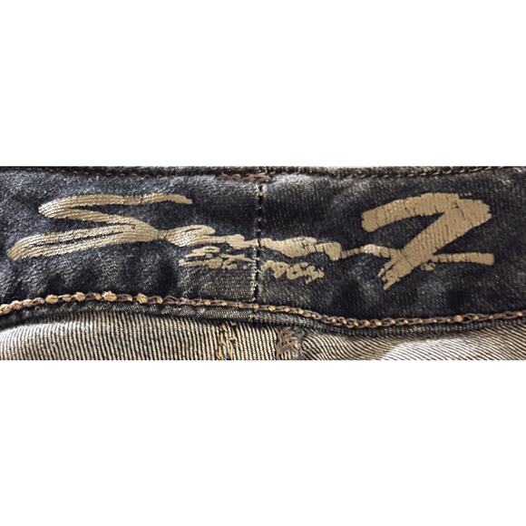 Seven7 Low-Rise Slim Fit Straight Leg Jeans Women's Size 6 - Picture 6 of 8